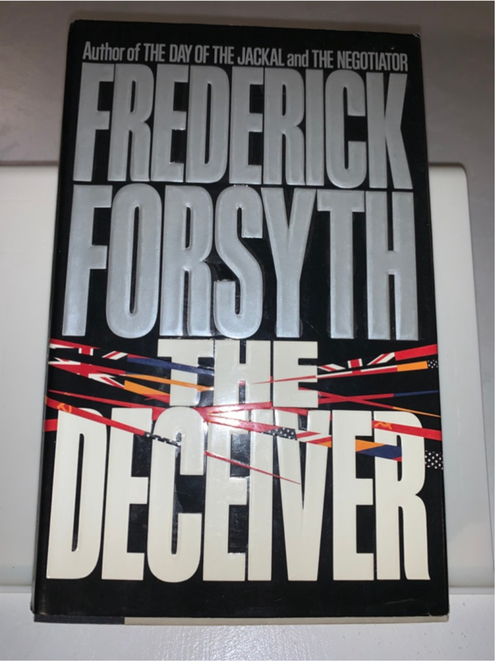 Frederick Forsyth The Deceiver hardcover Book One Size Black White